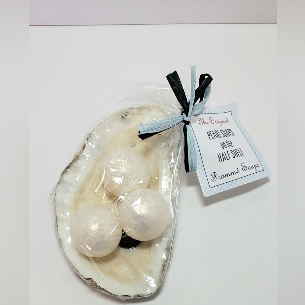 Fromme Soaps - Pearl Soaps in real Oyster Shell Dish